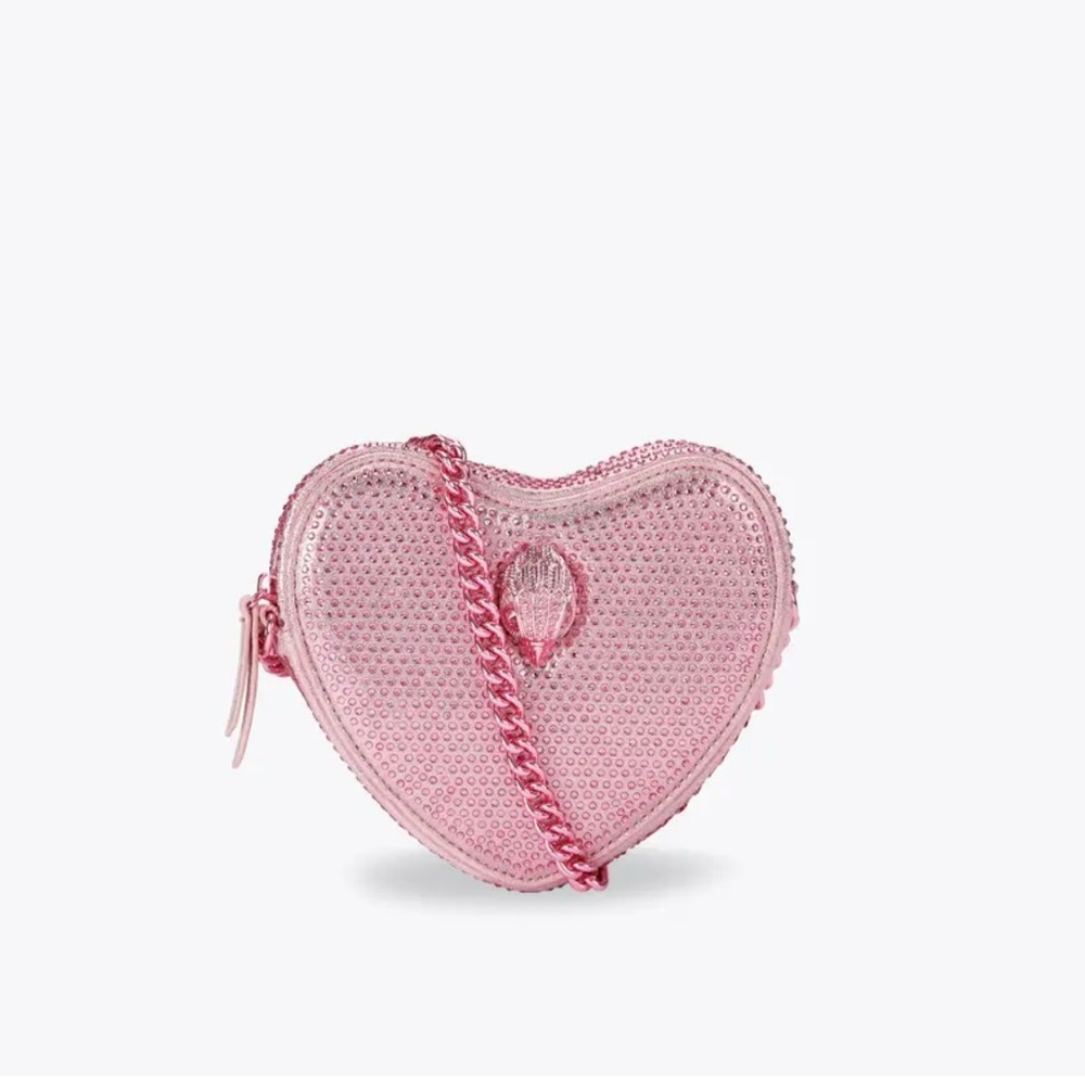 Pink heart Kurt Geiger bag